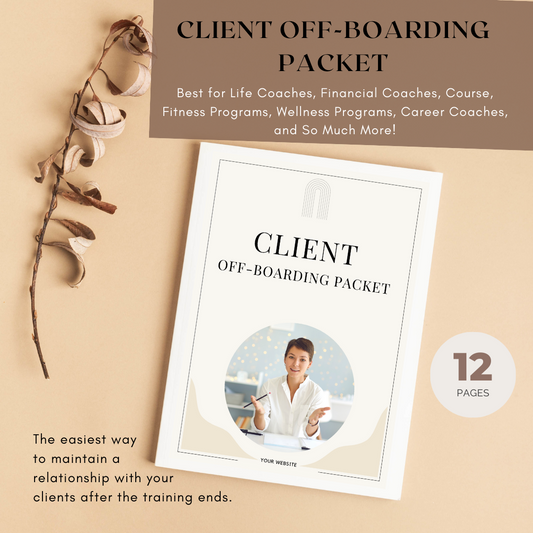 Client Offboarding Packet Canva Template