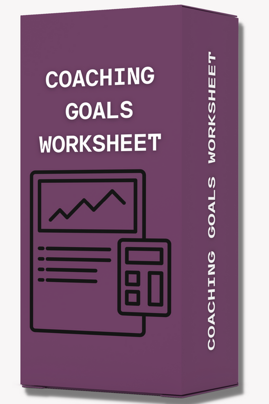 30 Coaching Goals Worksheet Canva Templates